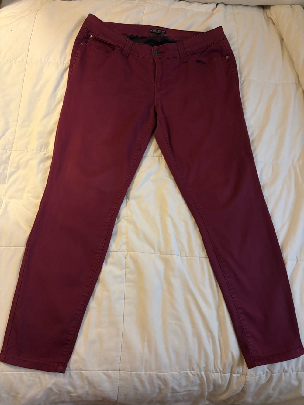 Forever 21 Plus Wine Red Pants